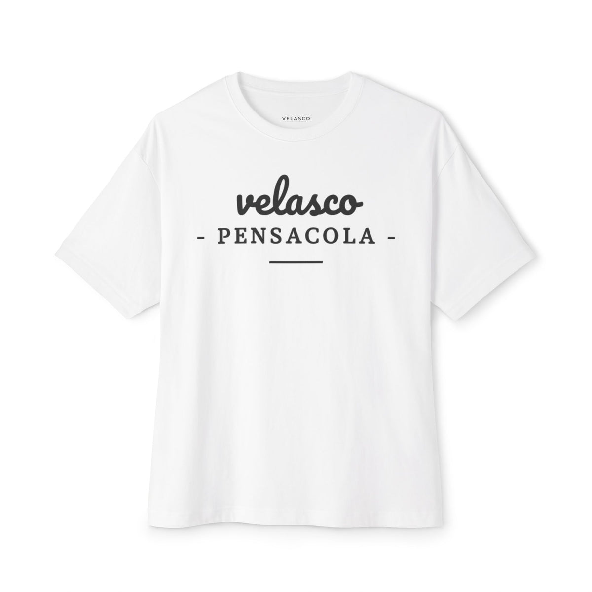 Velasco "PENSACOLA" Unisex Oversized Boxy Tee